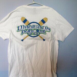 Kathleen Madigan Pubcast Women's Tee Medium "Dock and Bar"
